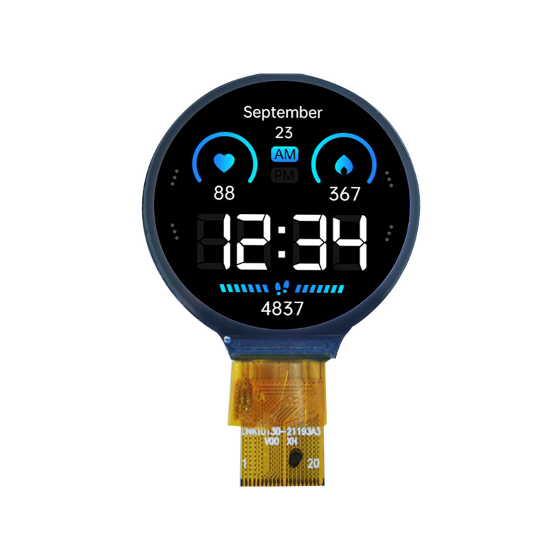 1.3 ”skrin paparan pusingan TFT