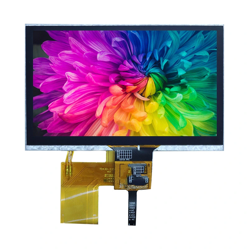 4.3 IPS IPS TFT LCD Modul Paparan 480*272 RGB