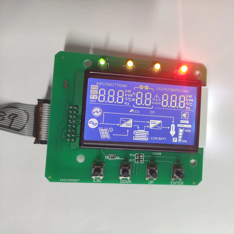 Modul paparan LCD segmen monokrom